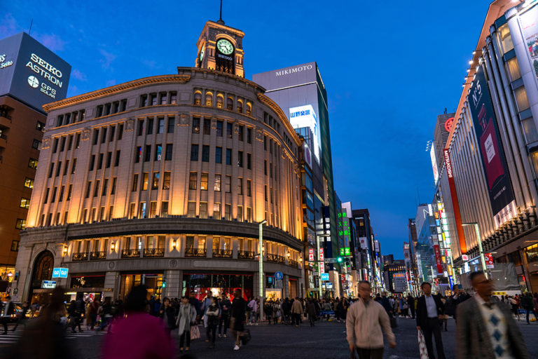 銀座のイメージキャプチャ