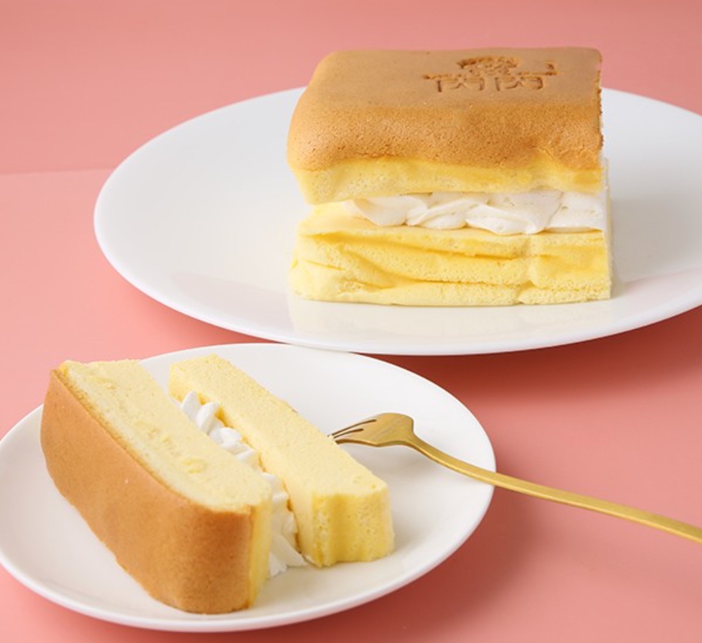 台湾カステラケーキ　プレーン＆クリーム