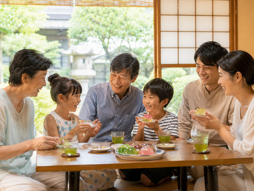 お中元の和菓子で涼やかな夏のひとときを贈る