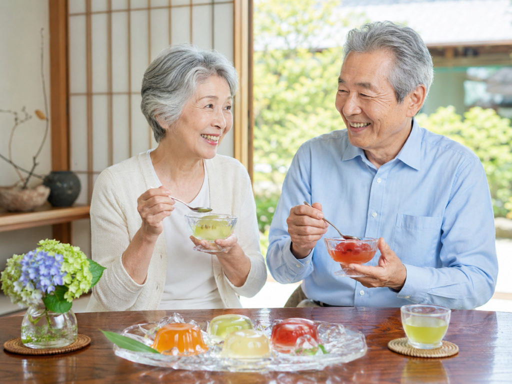 果肉がたっぷり入った高級ゼリー