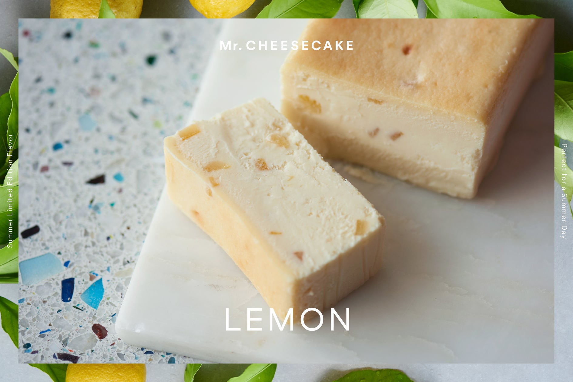 Mr. CHEESECAKEの国産レモン使用の夏季限定「Mr. CHEESECAKE Lemon」発売