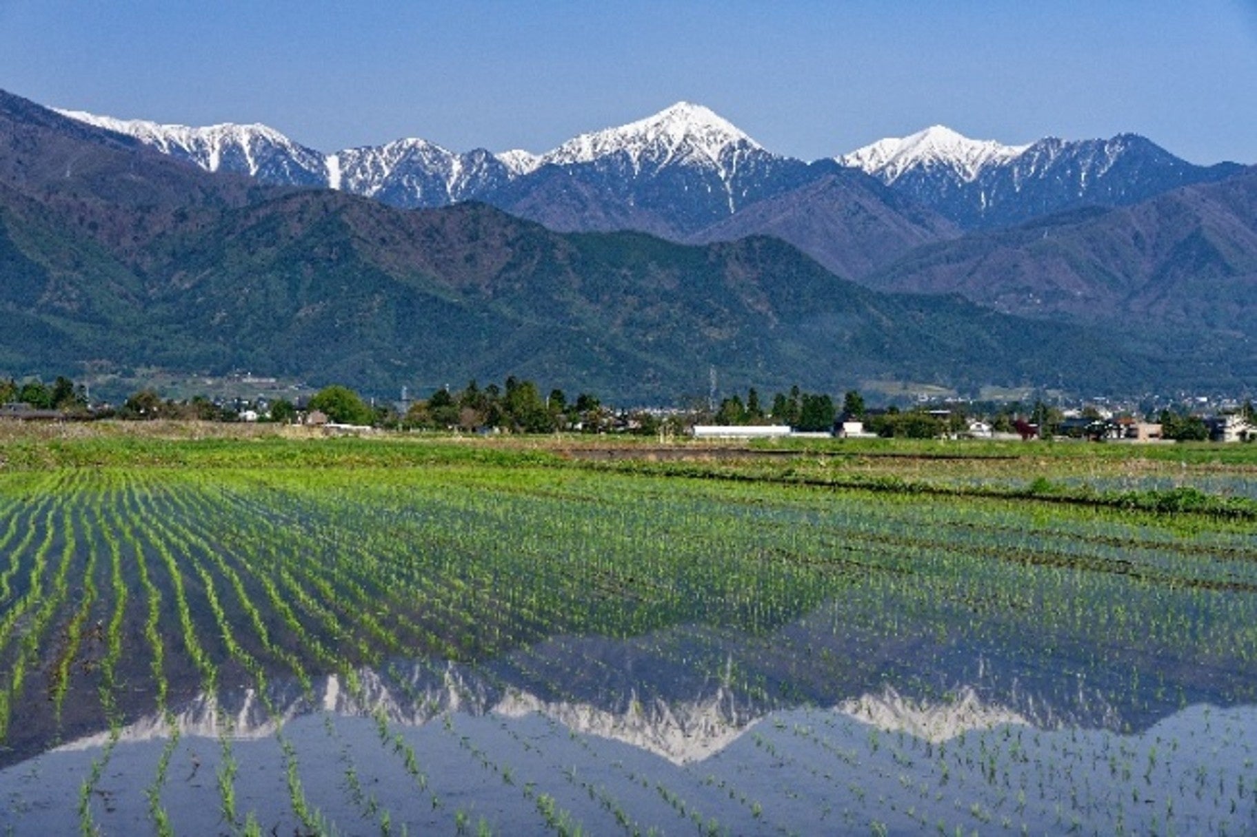 信州安曇野の風景