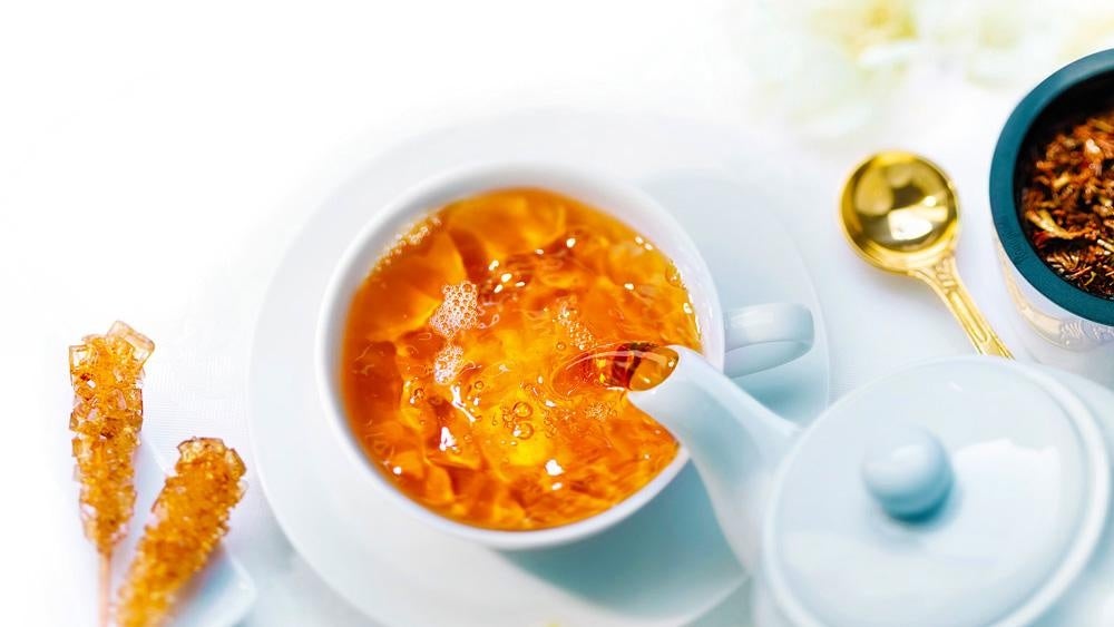 フリードリンクではロンネフェルトの紅茶やハーブティーも飲み放題