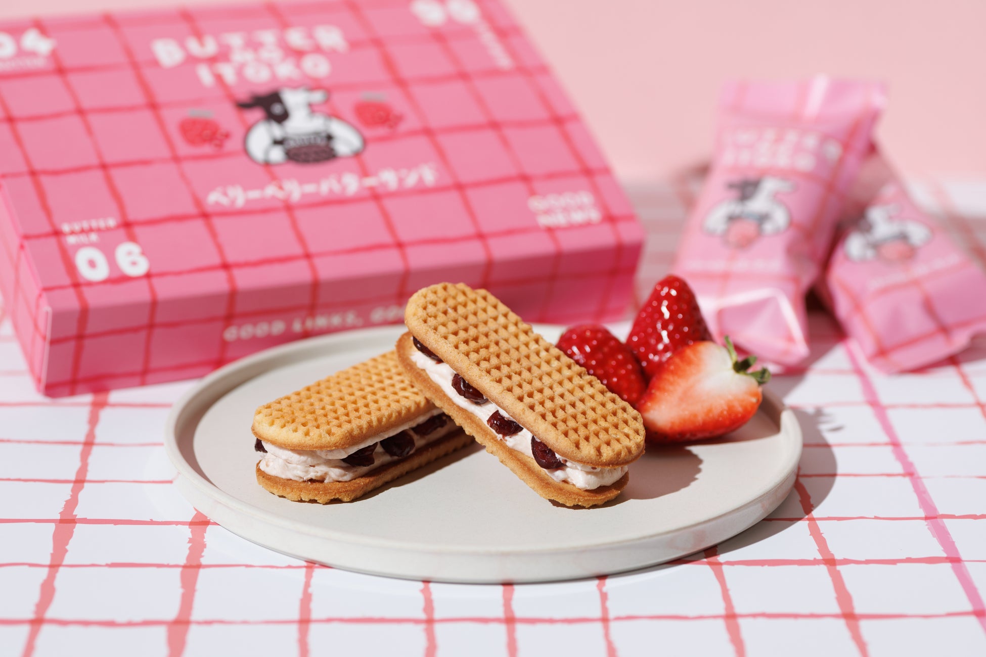 あまおう苺のベリーベリーバターサンド