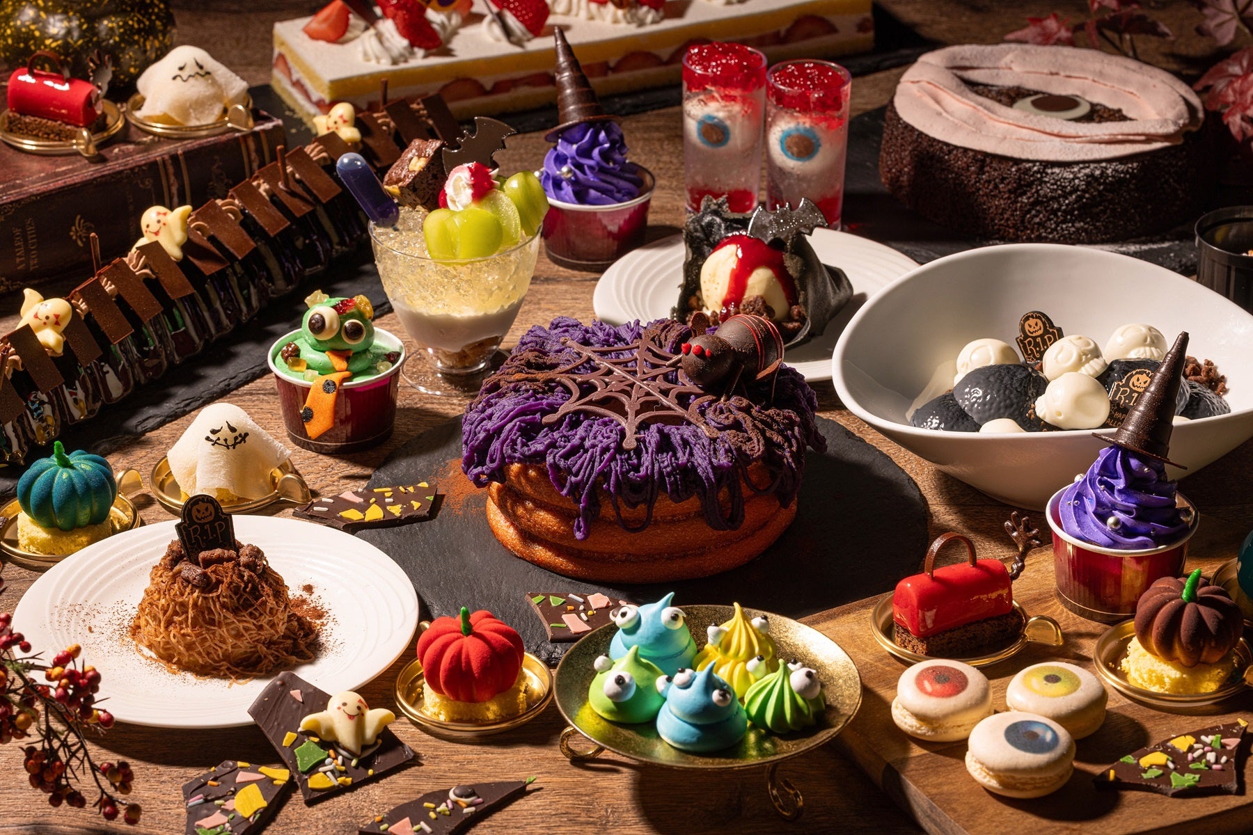 サンシャインシティプリンスホテルで秋限定「Halloween Monster Party」スイーツブッフェ＆アフタヌーンティー開催