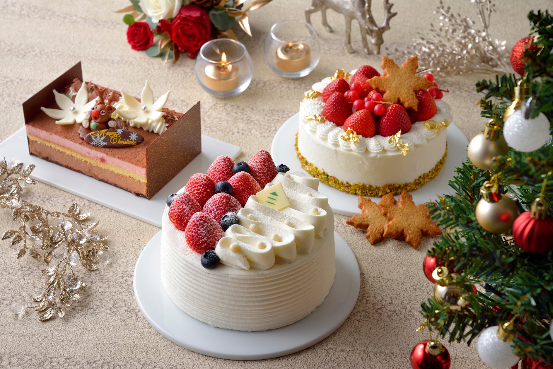 ホテル椿山荘東京のクリスマスケーキ2026年版、手作りマジパン細工の「ノエル ショコラ」登場