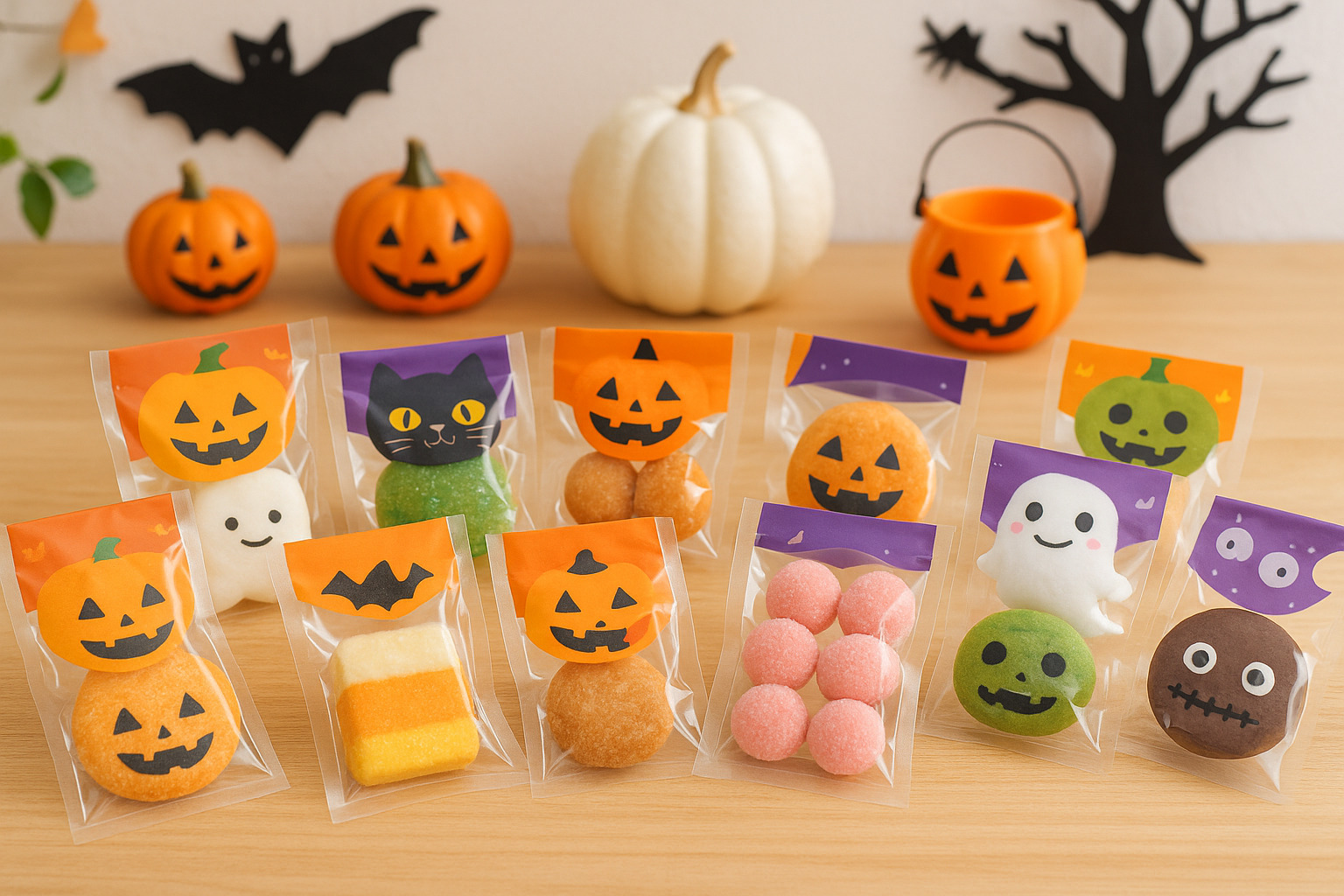 ハロウィンスイーツの選び方と注意点を表すイメージ