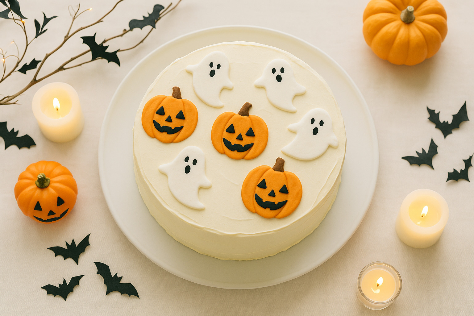 ハロウィンケーキの選び方を表すイメージ