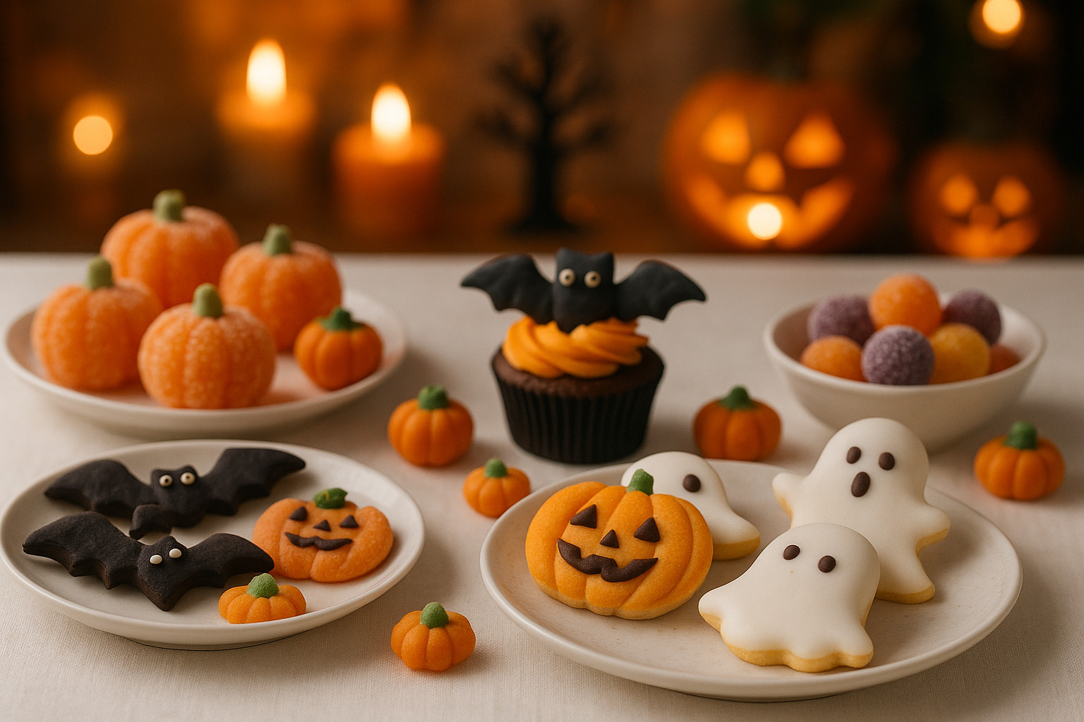 ハロウィンのスイーツを楽しむためのポイントを表すイメージ
