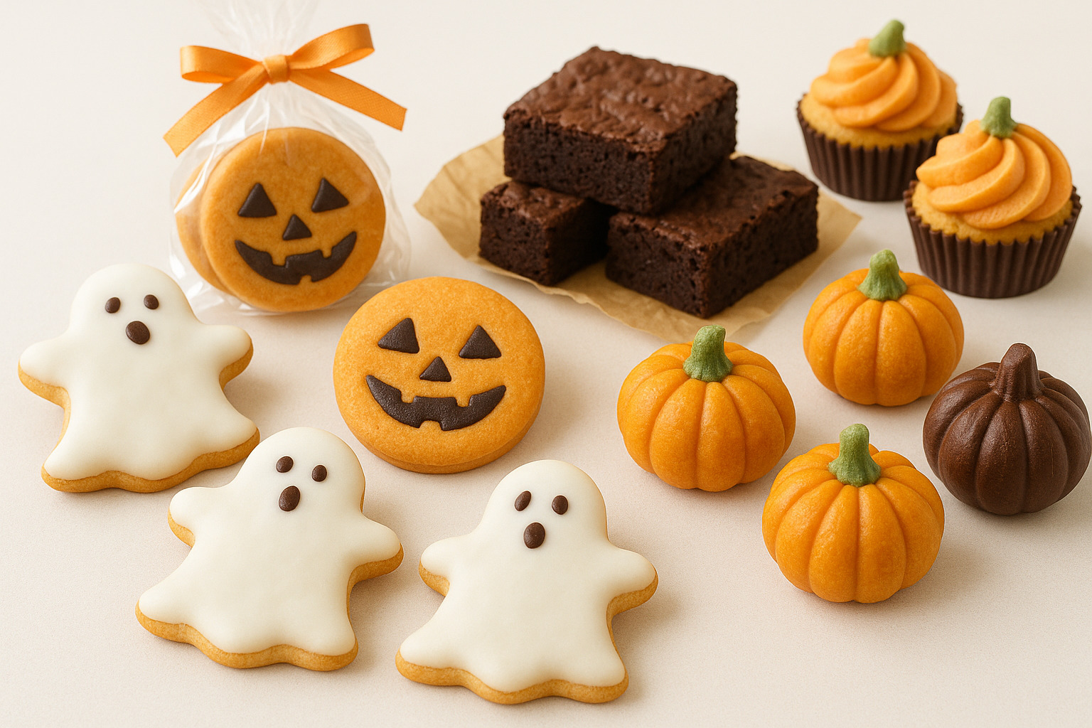 ハロウィンのスイーツギフトを選ぶポイントを表すイメージ
