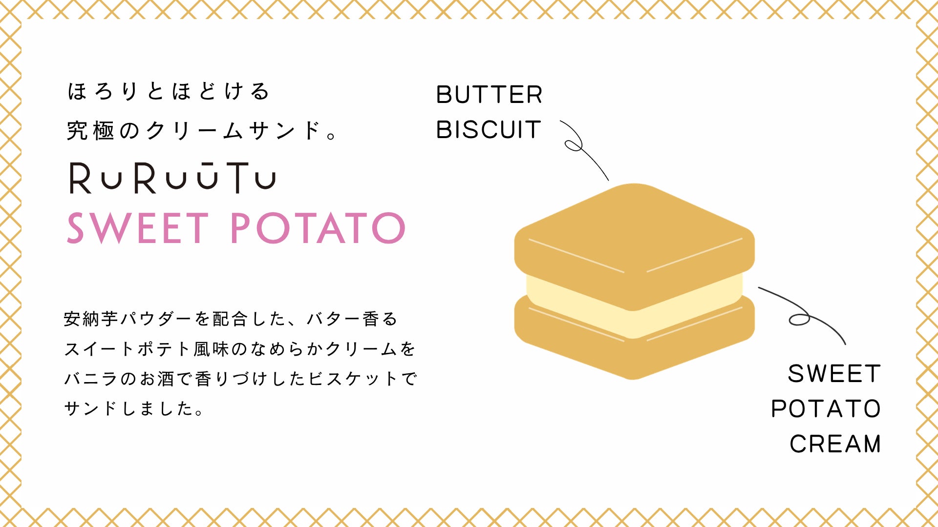 RURUUTUスイートポテト フレーバー紹介