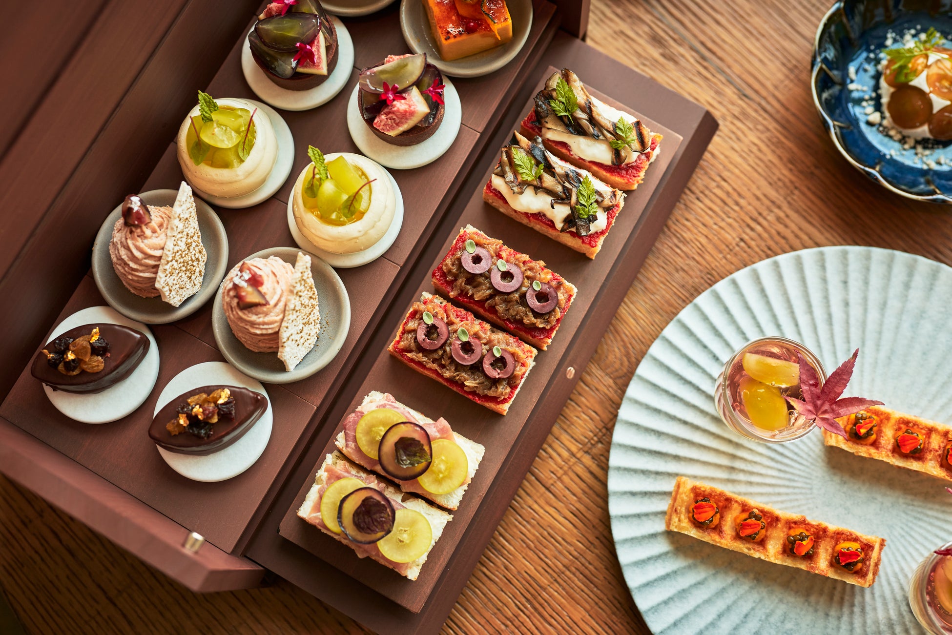 栗スイーツ（1 Hotel Tokyoの秋限定「La Belle Vie Afternoon Tea」旬の実りを味わうアフタヌーンティーコレクション）