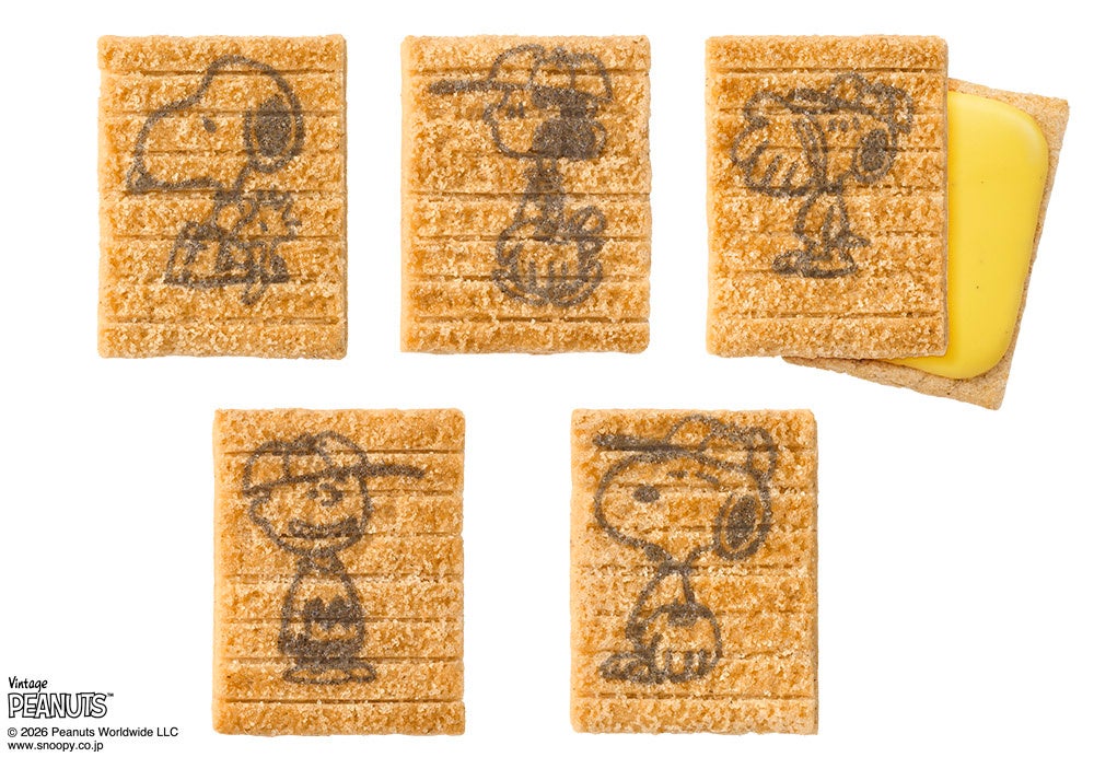 お菓子の絵柄は5種類