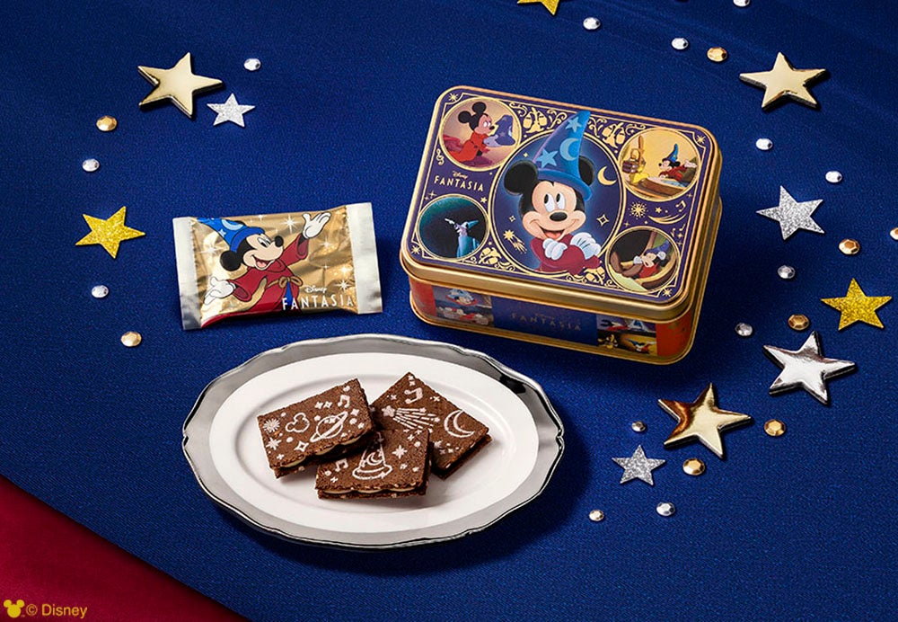 東京ばな奈×ディズニー『ファンタジア』のスペシャル缶ショコラサンドが復活