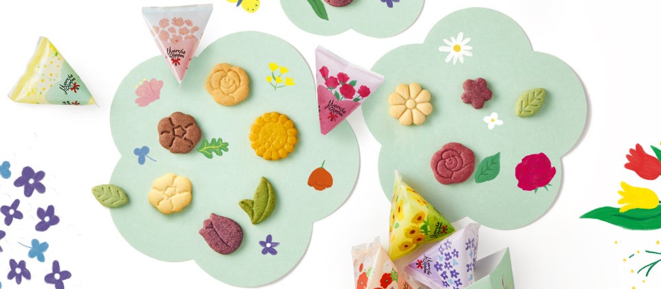 焼き菓子（お花屋さんのような焼き菓子専門店「Marché Bloom（マルシェ ブルーム）」が東京駅にグランドオープン）