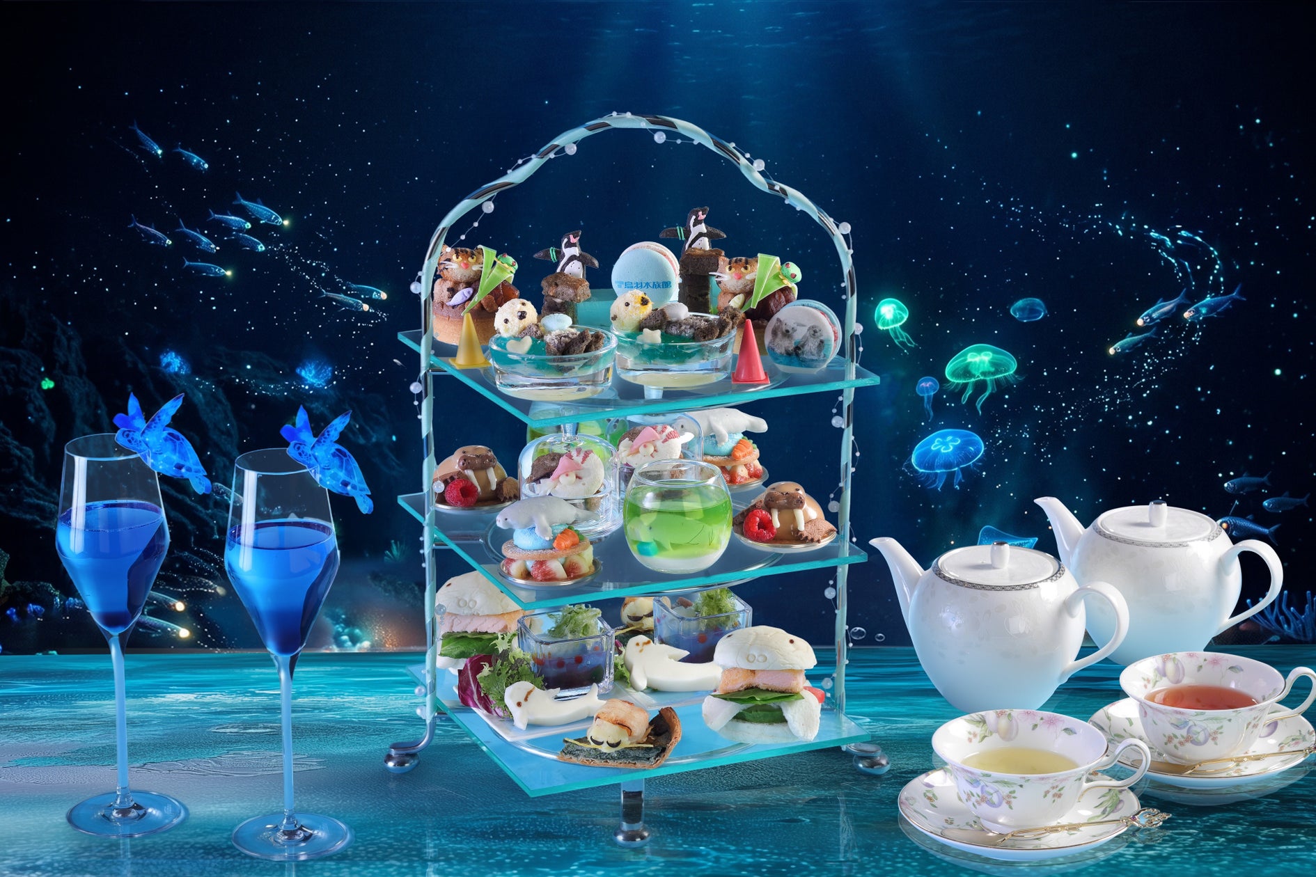 シェラトン都ホテル大阪×鳥羽水族館コラボアフタヌーンティー、販売期間を11月30日まで延長