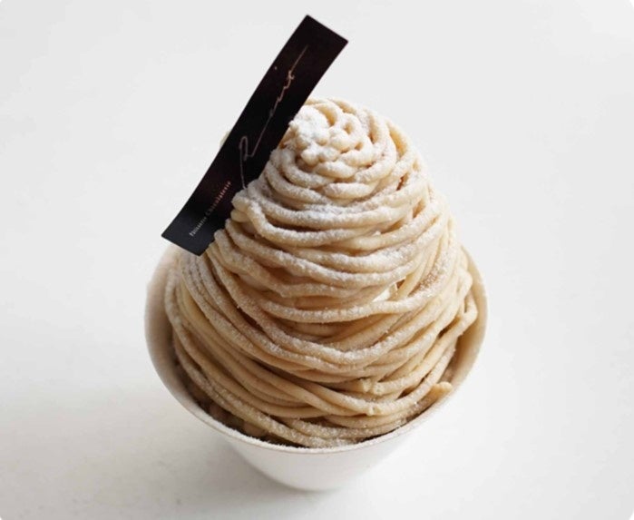 【阪神梅田本店 初出店】東京・世田谷「パティスリー ショコラトリー レシィ」モンブランエフェメール(1個) 1,201円［阪神梅田本店限定］※イートインのみ ※なくなり次第終了