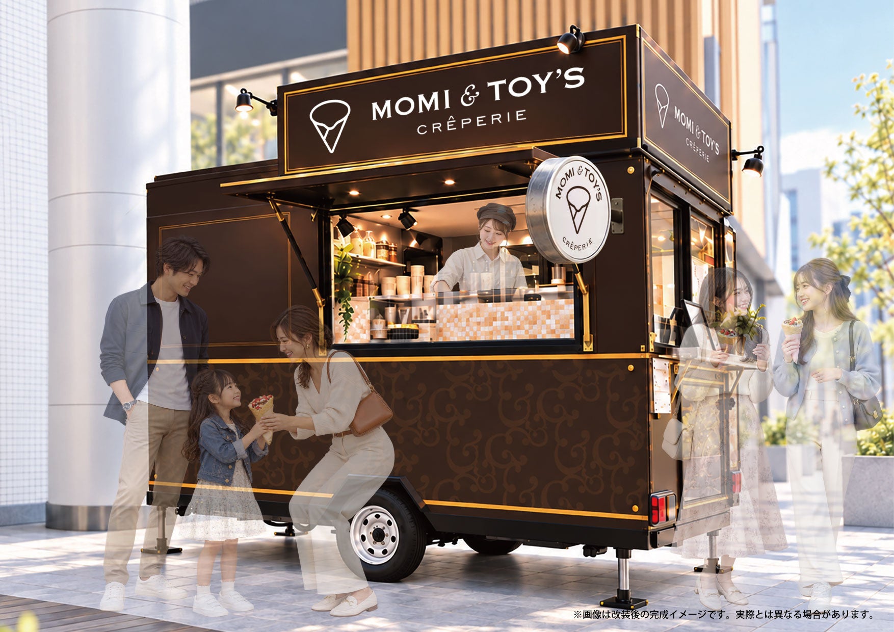MOMI&TOY'S原宿YMスクウェア店リニューアル新展開「ガレット」販売開始で生地の味わいを追求